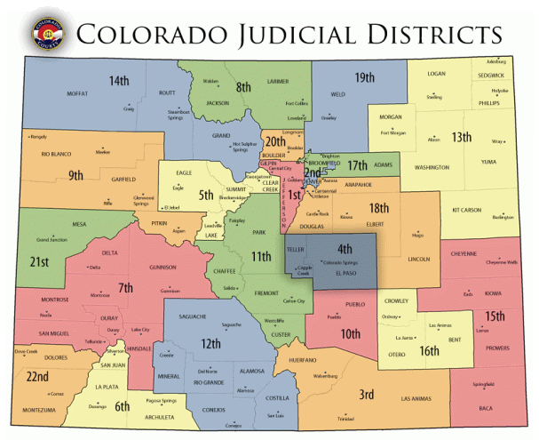 Colorado Judicial District Map Colorado Judicial Branch Colorado Judicial District Map Colorado Judicial Branch