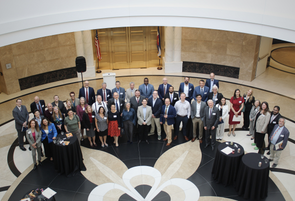 group picture of pro bono ceremony attendees